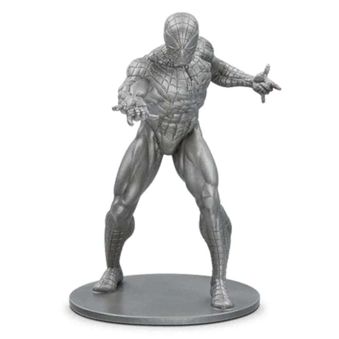 140 gram New Zealand Mint Marvel Spider-Man Silver Miniature