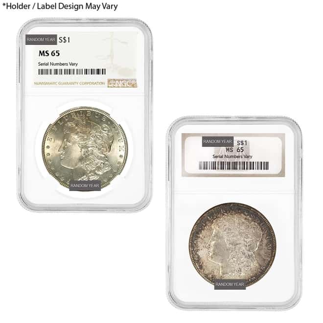 1878-1904 Morgan Silver Dollar $1 NGC MS 65 (Random Year)