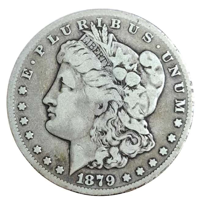 1879-CC Morgan Silver Dollar $1 Fine