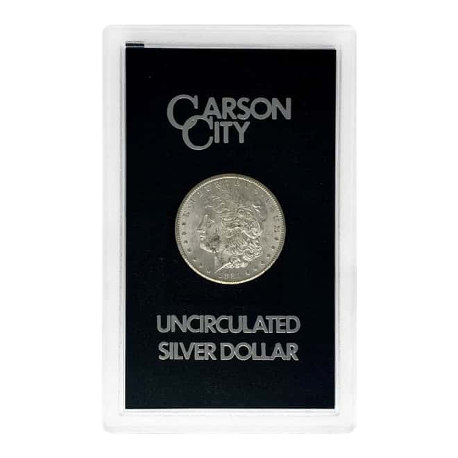 1881 CC Morgan Silver Dollar $1 BU GSA (w/Box)