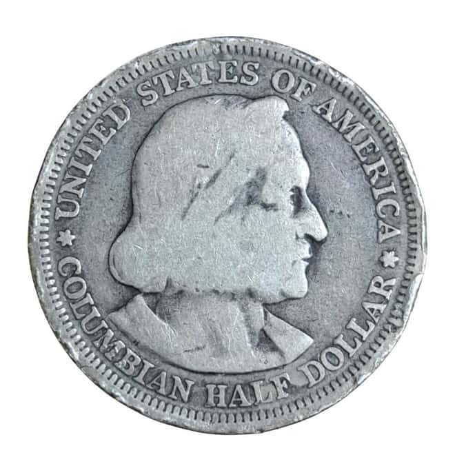 1892/93 Columbian Expo Silver Half Dollar 50C Commemorative Coin Cull