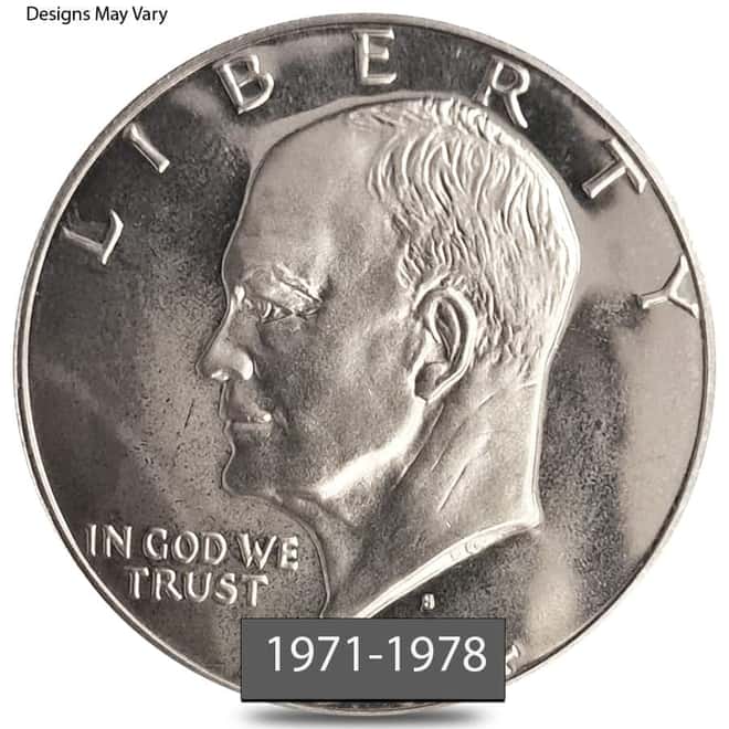 1971-1978 Clad Eisenhower Dollar Proof (Random Year)