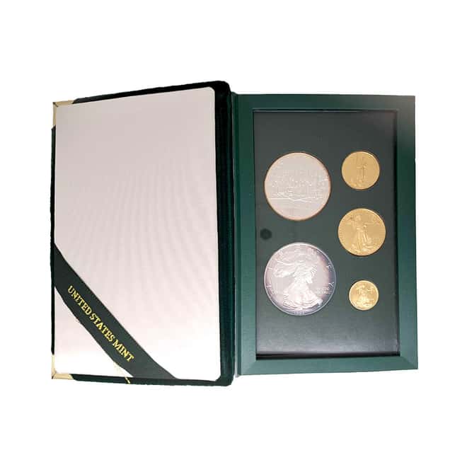 1993-P Gold & Silver Philadelphia Proof 5-Coin Set