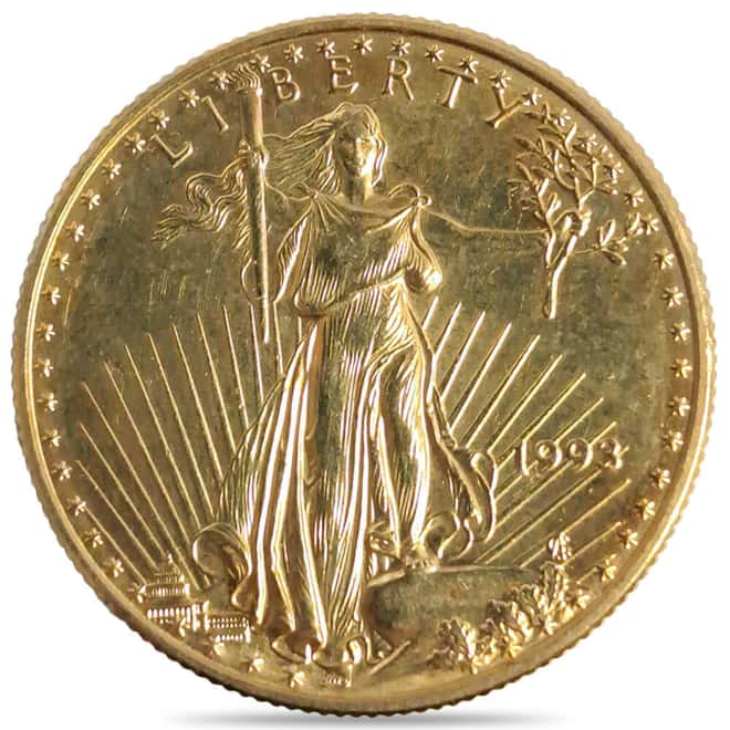 1993 1/2 oz Gold American Eagle (Abrasions)