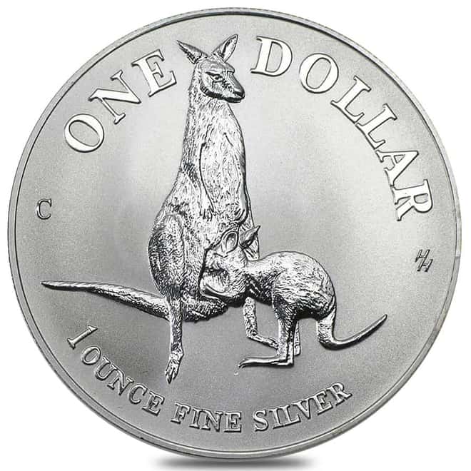 1996 1 oz Australian Silver Kangaroo Royal Australian Mint BU