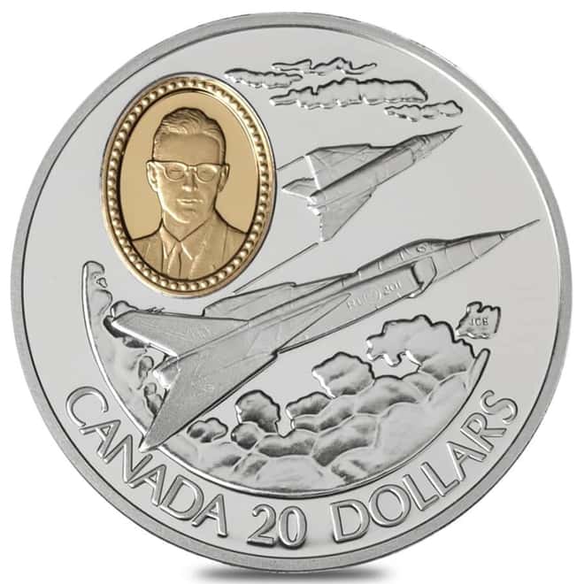 1996 Canada 1 oz The Avro Arrow Proof Silver Coin .925 Fine (w/Box & COA)