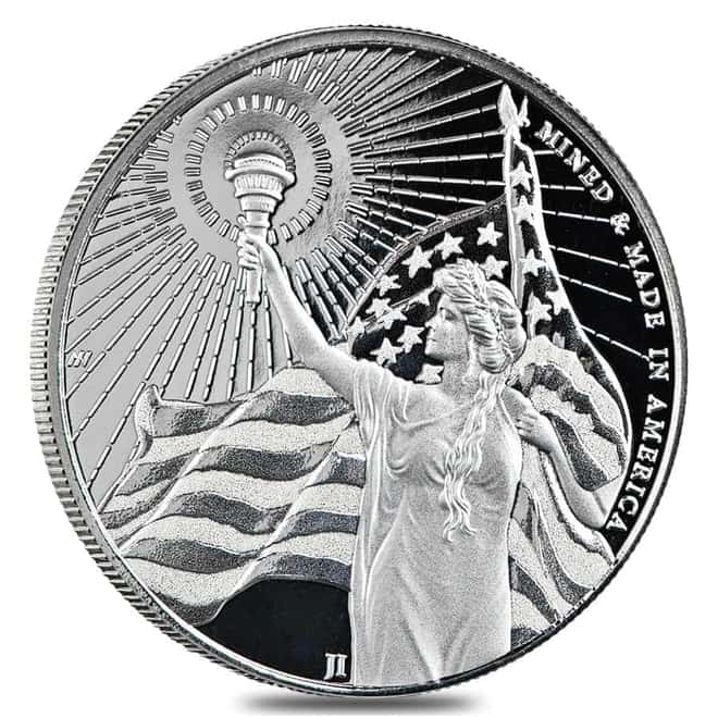 Roll of 20 - 1 oz Asahi American Reserve Columbia Goddess Silver Round .999 Fine