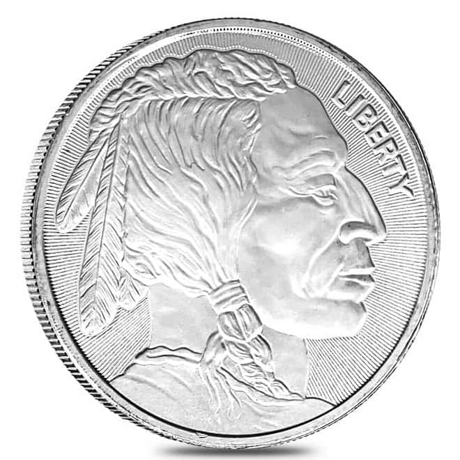 1 oz Buffalo Silver Round .999 Fine
