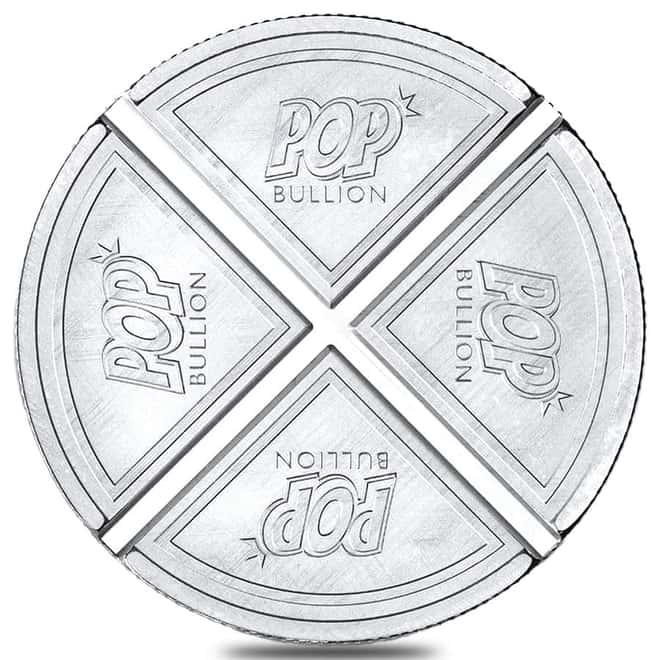 1 oz Pop Bullion Divisible Silver Round .999 Fine
