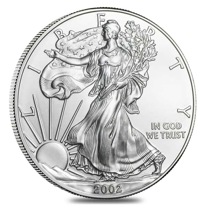 Monster Box of 500 - 2002 1 oz Silver American Eagle $1 Coin BU