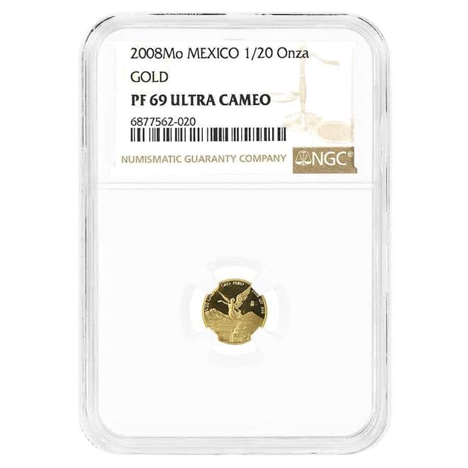 2008 1/20 oz Proof Mexican Gold Libertad NGC PF 69 UCAM