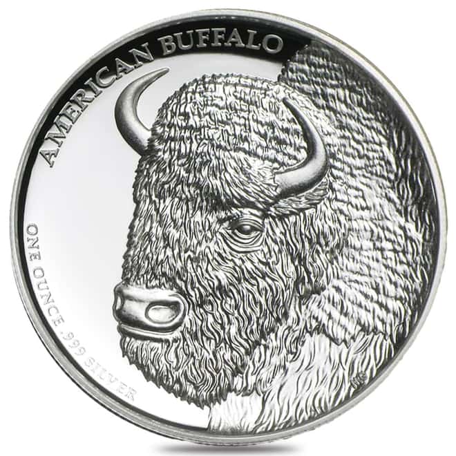 2014 1 oz Tuvalu Proof Silver American Buffalo Coin Perth Mint