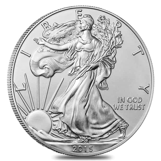 2015-W 1 oz Burnished Silver American Eagle (w/Box & COA)