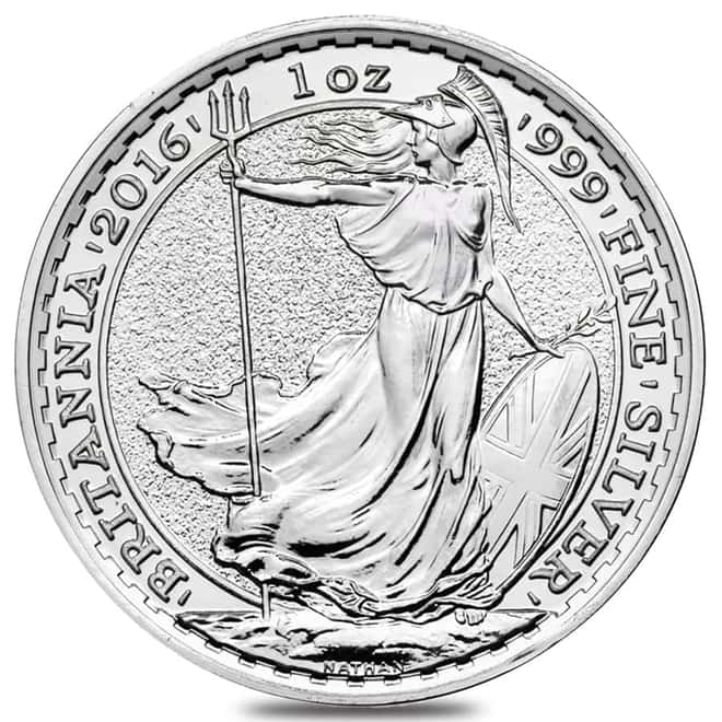 Roll of 25 - 2016 Great Britain 1 oz Silver Britannia Coin Monkey Privy BU