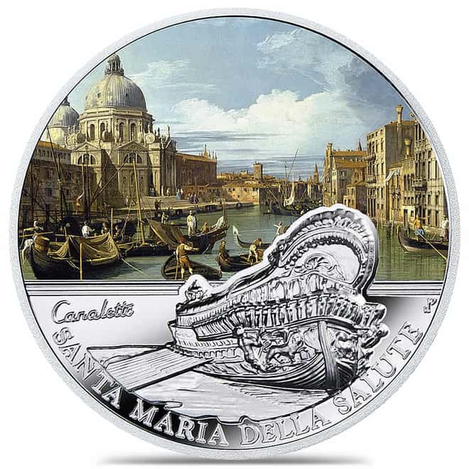 2016 Niue 1 oz Proof Silver Basilica di Santa Maria della Salute Coin