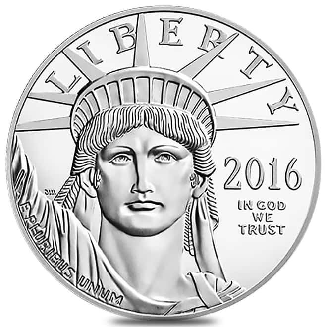 2016-W 1 oz Platinum American Eagle Proof Coin (w/Box & COA)