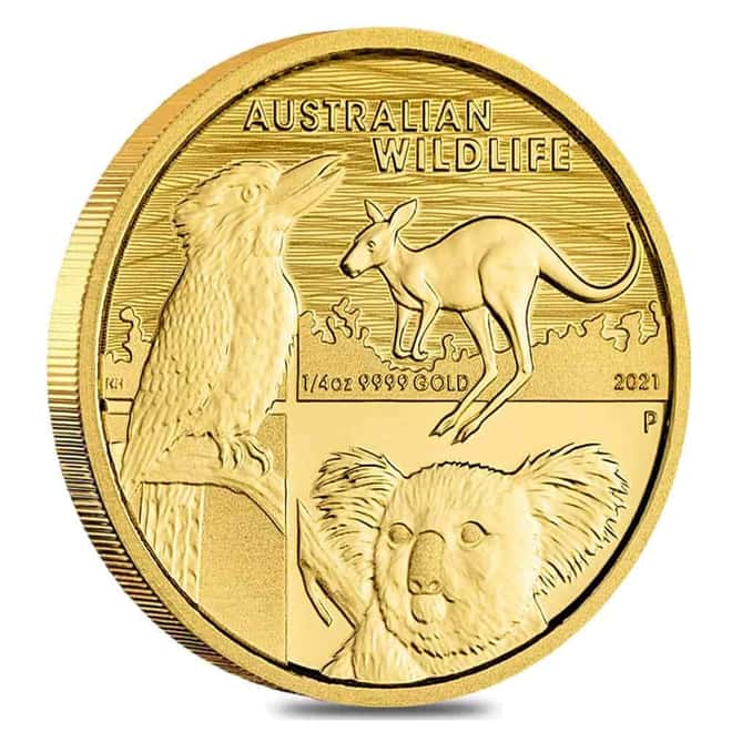 2021 1/4 oz Australian Wildlife Gold Coin BU Perth Mint