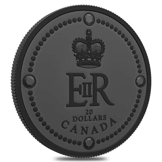 2022 Canada 1 oz Queen Elizabeth II's Royal Cypher Silver Coin