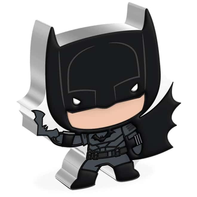 2022 Niue 1 oz DC Comics The Batman Silver Chibi Coin