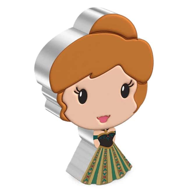 2022 Niue 1 oz Disney Frozen Anna Silver Chibi Coin