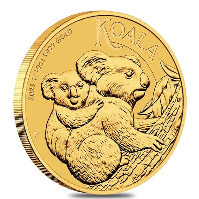 Lot of 20 - 2023 1/10 oz Gold Australian Koala Perth Mint BU