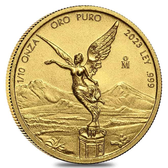 2023 1/10 oz Mexican Gold Libertad Coin BU