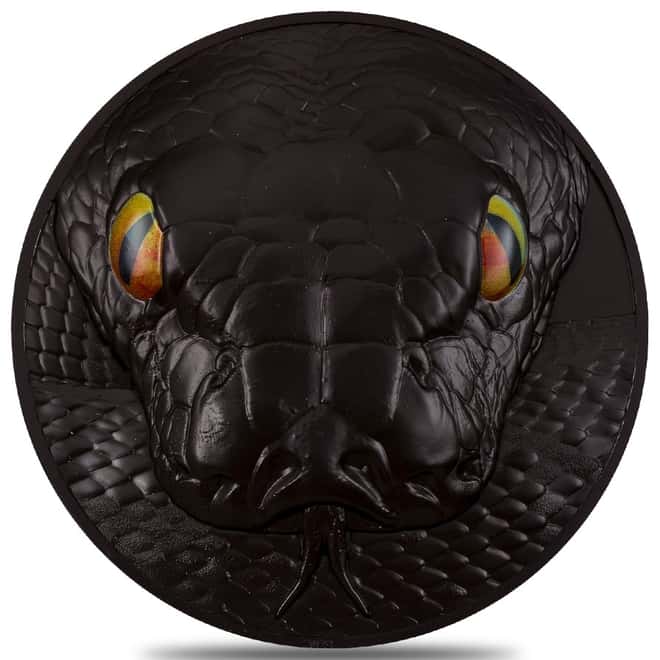 2023 1 Kilo Silver Hunters by Night - Python Palau Coin .999 Fine (w/Box & COA)