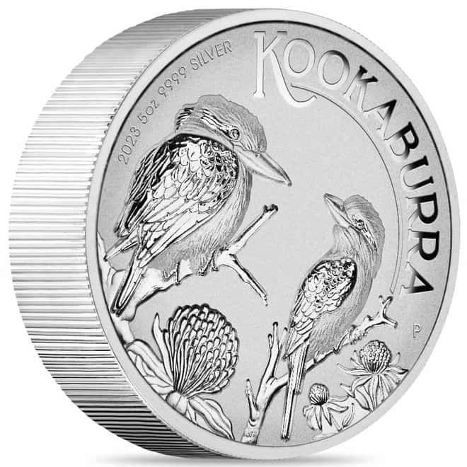 2023 5 oz Incused Silver Australian Kookaburra Perth Mint