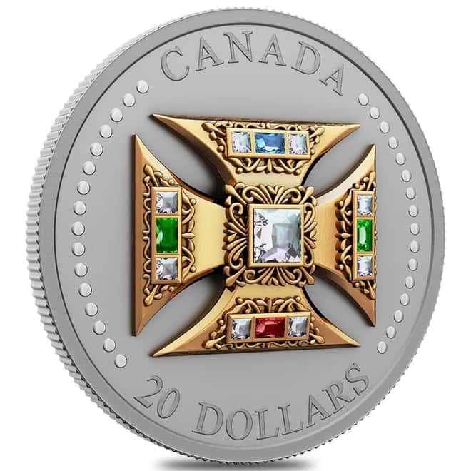 2023 Canada 1 oz St. Edward's Crown Silver Coin .9999 Fine 