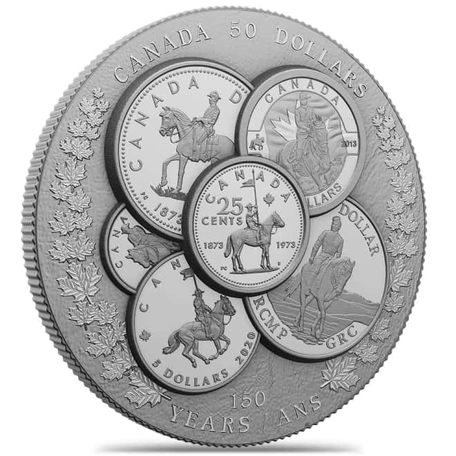 2023 Canada 5 oz Mounted Police Curated Collection Silver Coin