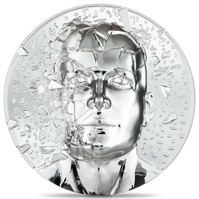 2023 Cook Islands 3 oz Silver Burst 3.0 Proof Silver Coin