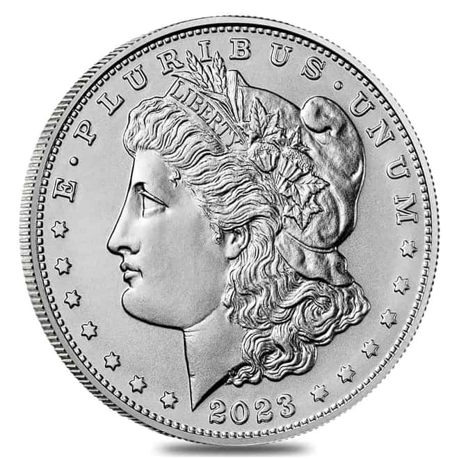 2023 Morgan Silver Dollar .999 Fine (w/Box & COA)