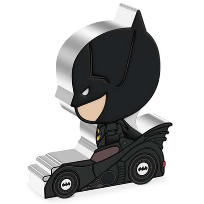 2023 Niue 2 oz DC Comics The Flash Batman '89 Silver Mega Chibi Coin