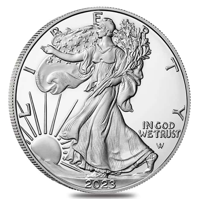 Bulk Pack of 40 - 2023-S 1 oz Proof Silver American Eagle In Cap (w/COA)