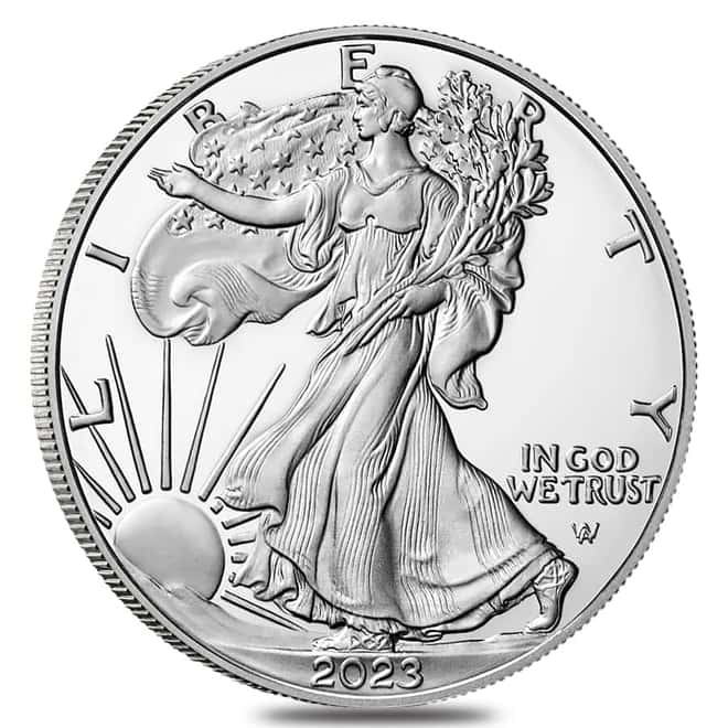 2023-S 1 oz Proof Silver American Eagle (w/Box & COA)