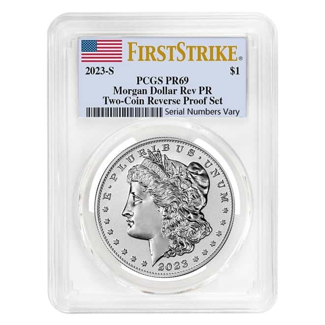 2023-S Morgan Silver Dollar Reverse Proof PCGS PF 69 FS