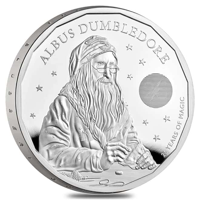 2023 UK 1 oz Harry Potter Dumbledore Proof Silver Coin