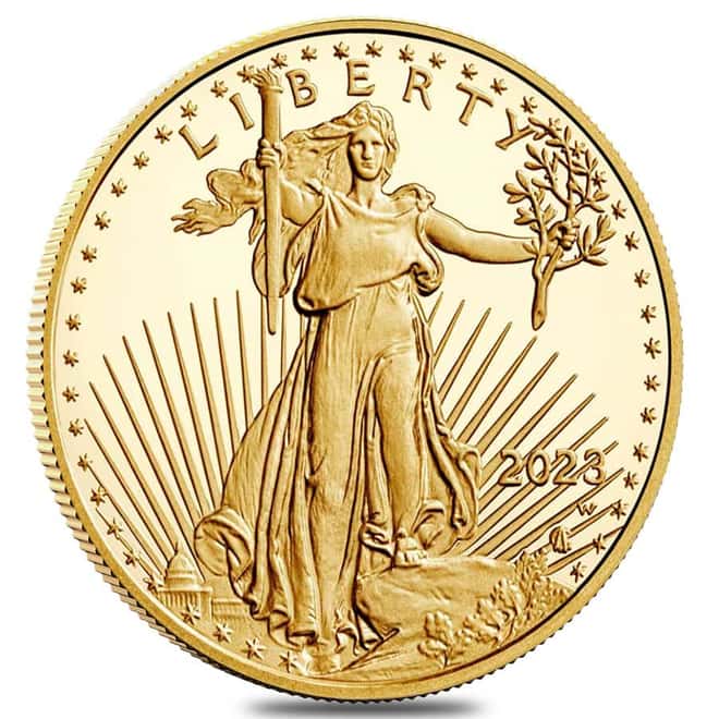 2023-W 1/4 oz $10 Proof Gold American Eagle (w/Box & COA)