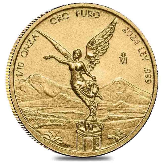 2024 1/10 oz Mexican Libertad Gold Coin BU