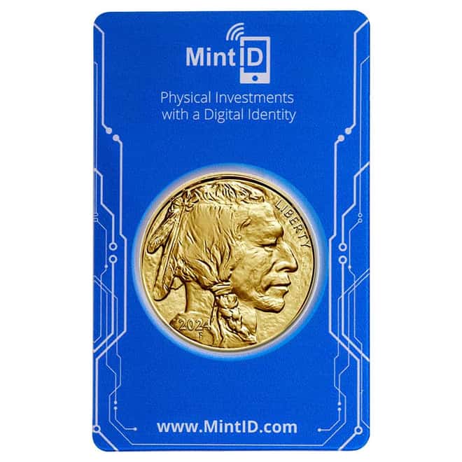 2024 1 oz Gold American Buffalo BU (MintID NFC Scan Card)