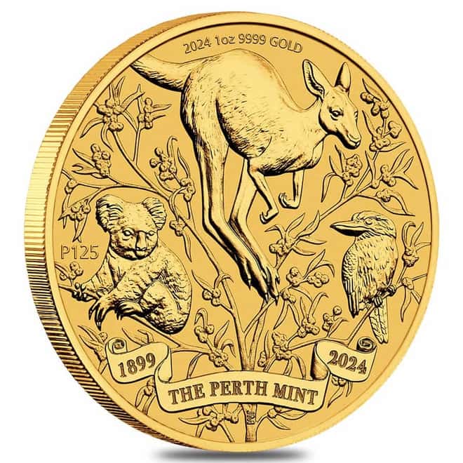 2024 Australia 1 oz The Perth Mint's 125th Ann. Gold Coin BU