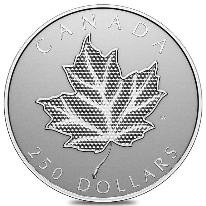 2024 Canada 1 kilo Pulsating Maple Leaf Silver Coin .9999 Fine