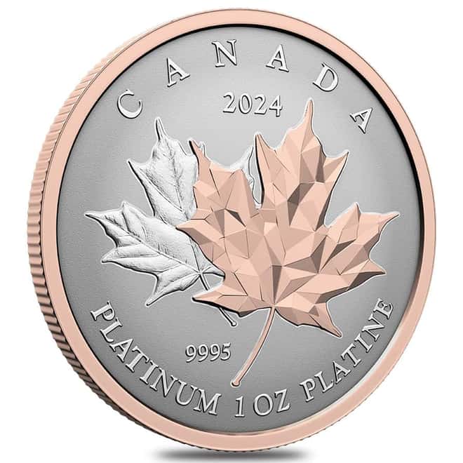 2024 Canada 1 oz Platinum Maple Leaf Forever Coin