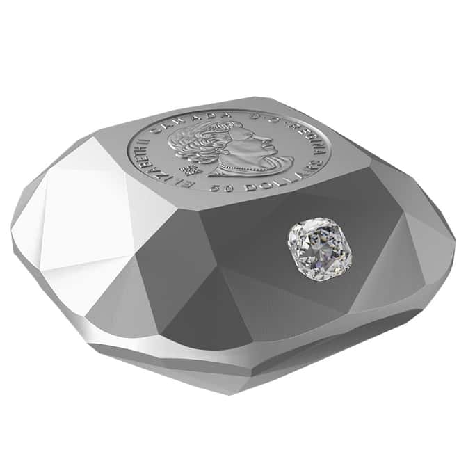 2024 Canada 2.6 oz Silver Cushion Diamond Shaped Coin
