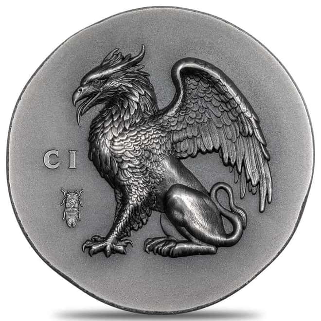 2024 Cook Islands 1 oz Silver Numismatic Icons Gryphon Coin