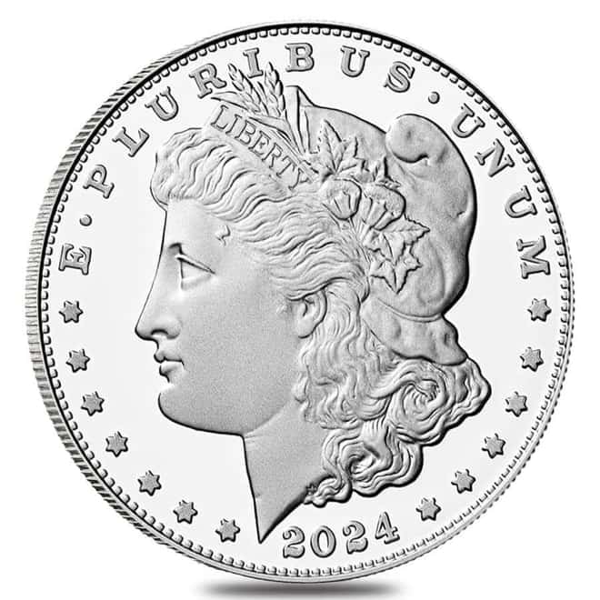 2024-S Proof Morgan Silver Dollar .999 Fine (w/Box & COA)
