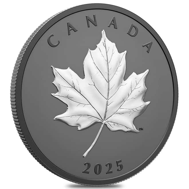 2025 Canada 1 oz Elegant Maple Silver Coin .9999 Fine