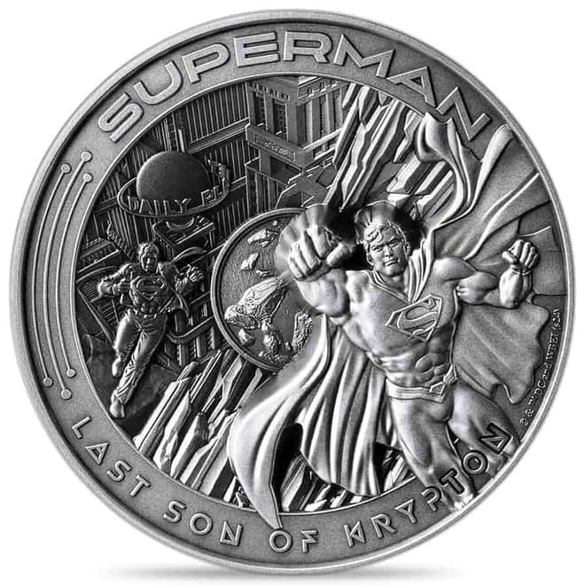 2025 Samoa 10 oz Silver Superman DC Comics Coin