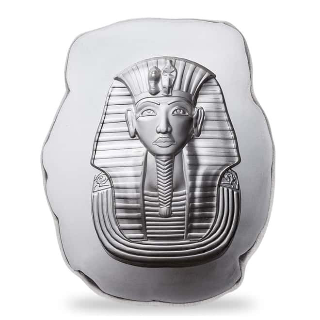 5 oz Argentia King Tut High Relief Silver Bar .9999 Fine