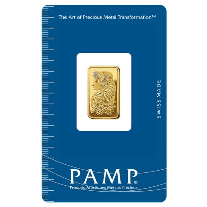 NOT VERISCAN - 2.5 gram Gold Bar PAMP Suisse Lady Fortuna .9999 Fine (In Assay)